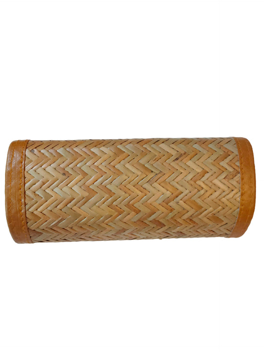 Bamboo Shital Pati Combo Products Of 2 Ecofriendly HandBag With Clutch
