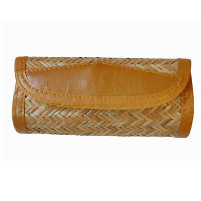 Shital Pati Bamboo Bags Full Chain Clutch Combo Eco-Friendly (Combo Of 2)