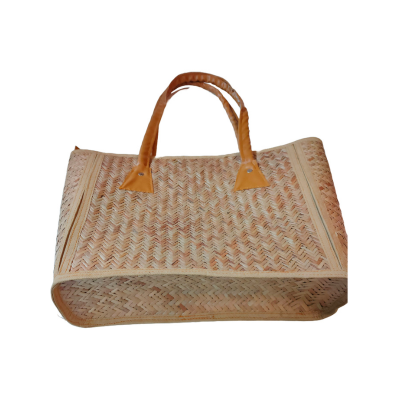 Bamboo Bags Shital Pati Large Shoulder Bags Handmade Jute Eco Friendly Bag