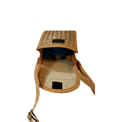 Bamboo Bag Shital Pati Handmade Women's Mobile Sling Bag Eco-Friendly  Shoulder Crossbody