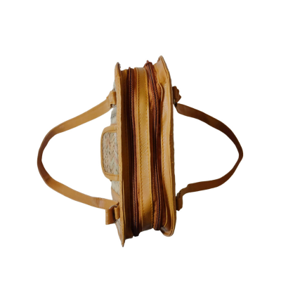 Bamboo Bags D Shape Hand Bags For Women Shital Pati Eco-Friendly