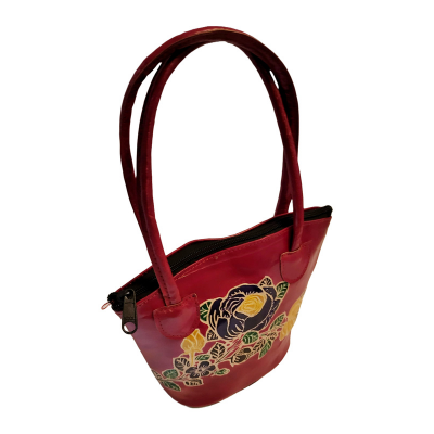 Shantiniketan Multicolor Leather Hand Bag Small Batua (Combo Of 2)