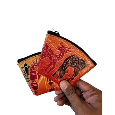 Shantiniketan Small Clutch Handpurse For Women (Pack Of 2) 3.5inch