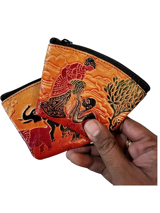 Shantiniketan Small Coin Purse For Women (Pack Of 2) 3.5inch