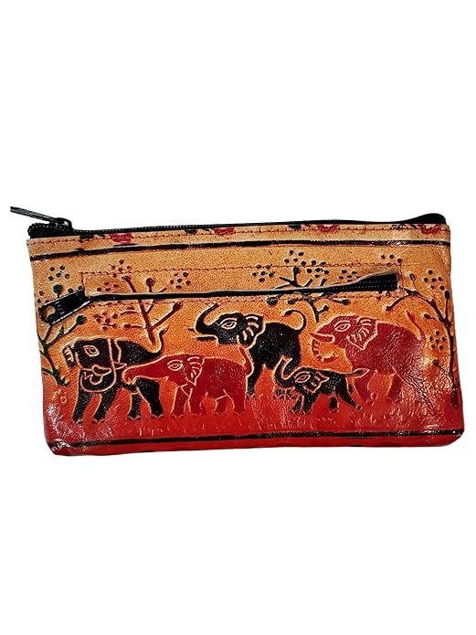 Women’s Shantiniketan Leather Dual Clutch Combo