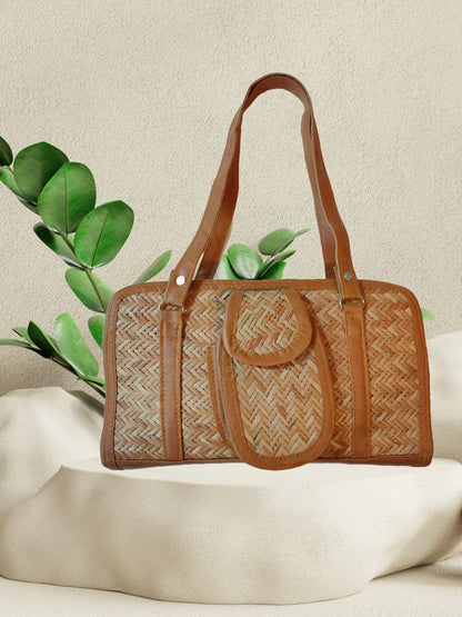 Bamboo Bags Medium Hand Bags For Women Shital Pati Eco-Friendly Hand Made