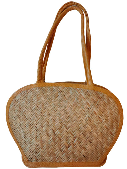 Bamboo Bags Shital Pati Apple Shoulder Bags Handmade Jute Eco Friendly Bag