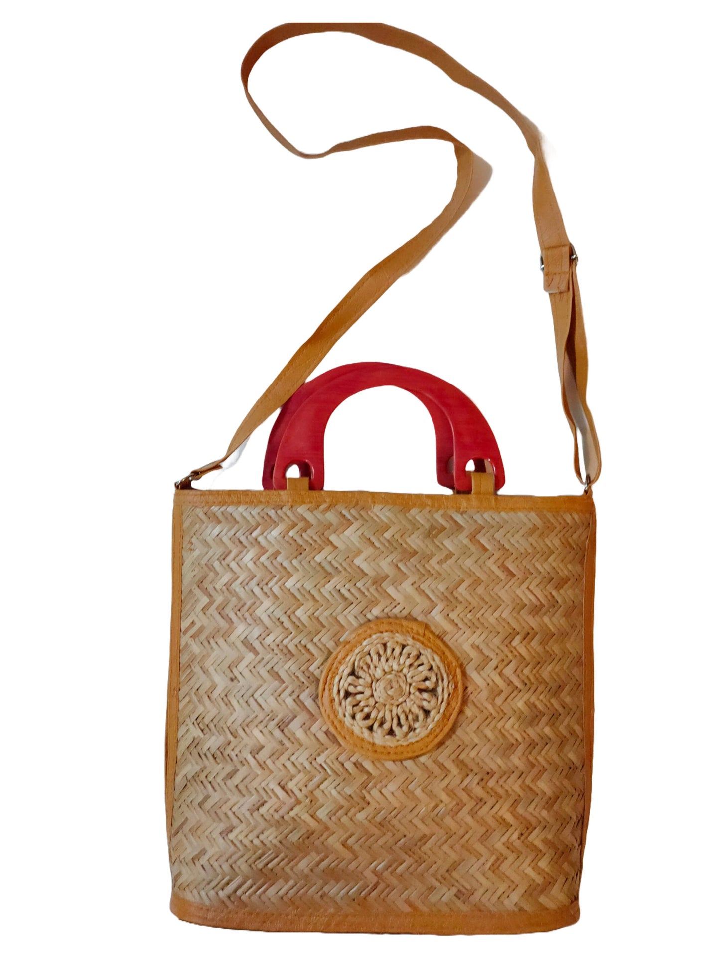 Bamboo Bags Shital Pati Small Shoulder Bags Handmade Jute Eco Friendly Bag