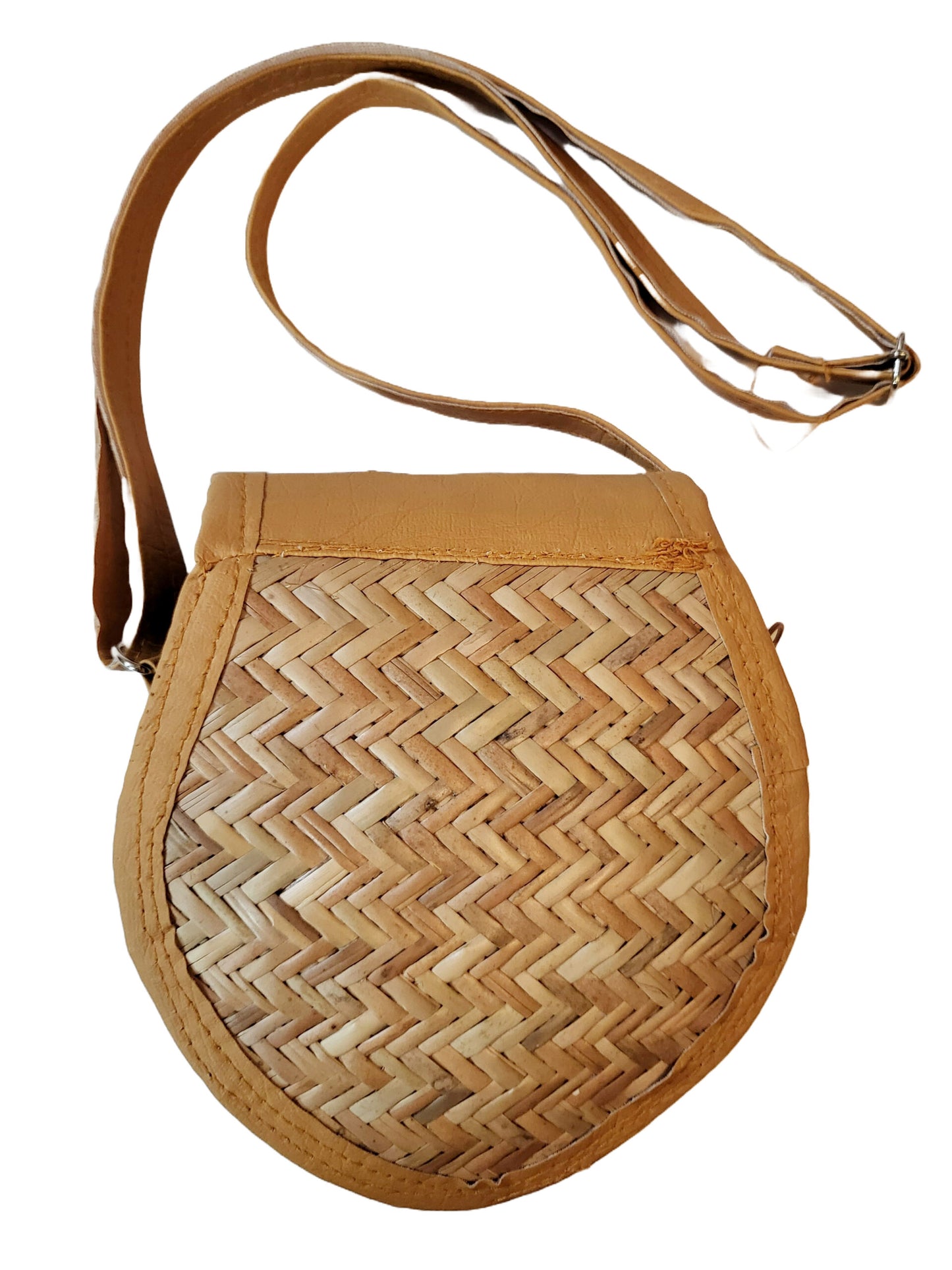 Bamboo Bag Shital Pati Handmade Heart Sling Bag Eco-Friendly