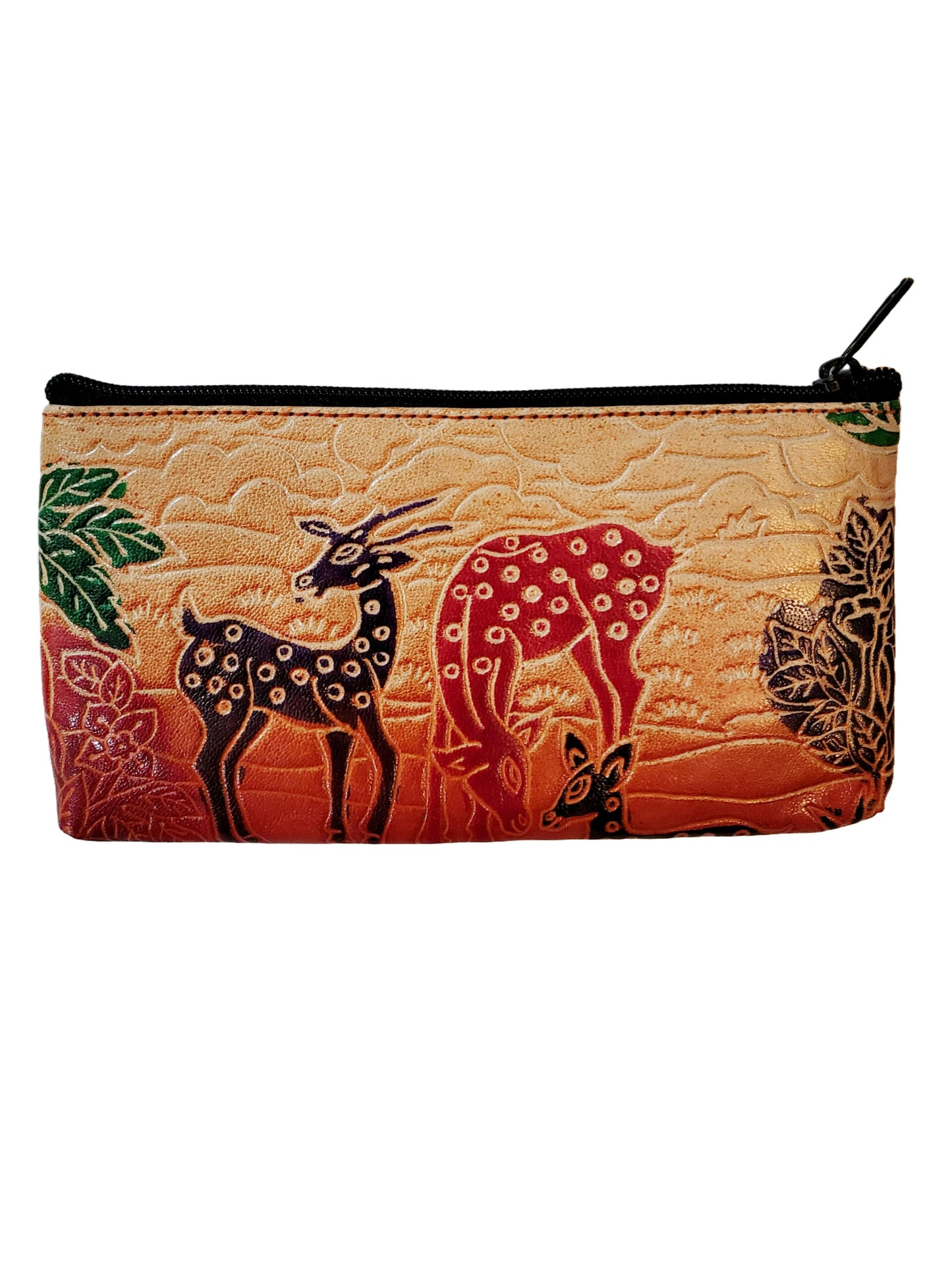 Women’s Shantiniketan Leather Dual Clutch Combo
