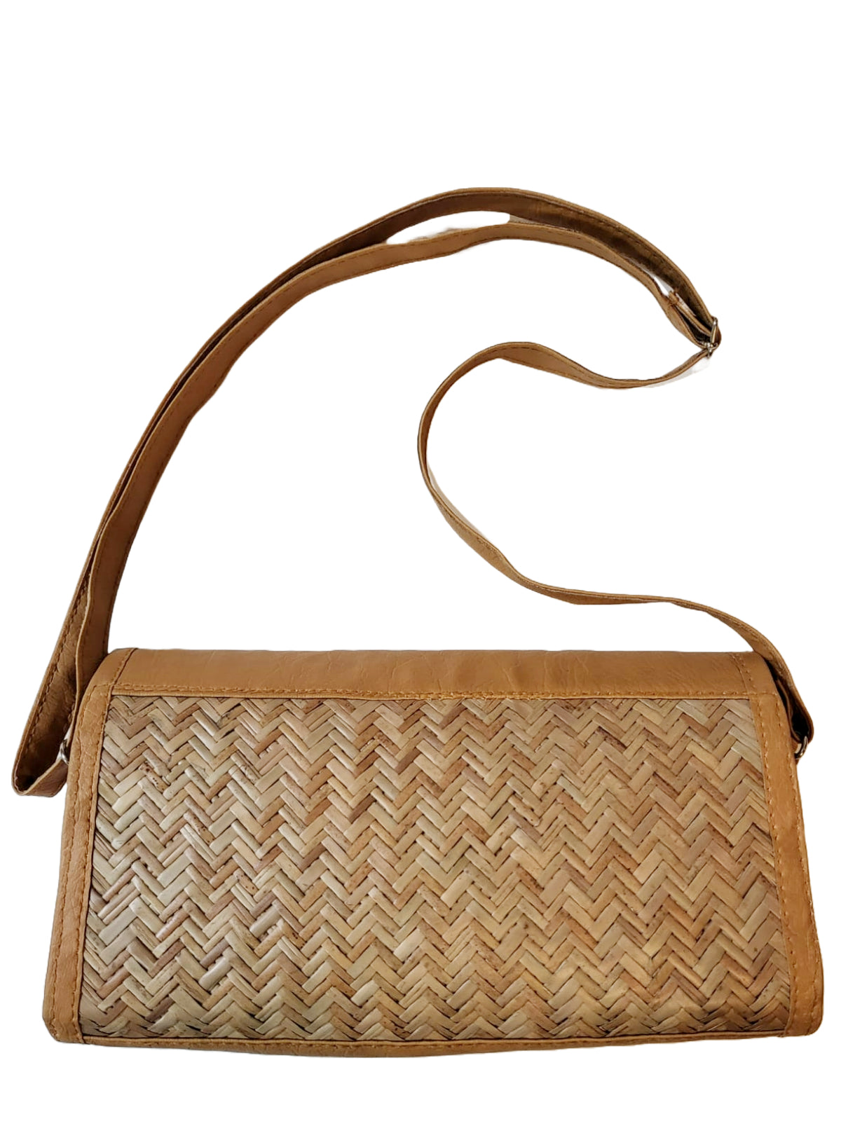 Bamboo Bag Shital Pati Rectangle Sling Bag Eco-Friendly Crossbody