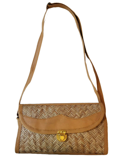 Bamboo Bag Shital Pati Rectangle Sling Bag Eco-Friendly Crossbody